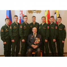 Воспитанники бригады встречались с ветераном Великой Отечественной Войны